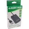 InLine USB 2.0 4-poorts hub, Type-A-stekker naar 4x Type-A-bus, zwart, 30 cm