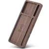 Organizer InLine WoodCharge met Qi-laadvlak en USB-stroombron