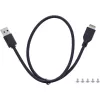 InLine 33456C drivebay-afdekplaat 8,89 cm (3.5 inch) I/O-poorten-afdekplaat zwart