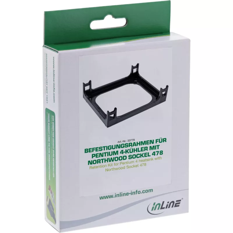InLine bevestigingskit voor Pentium 4 koellichaam met Northwood socket 478