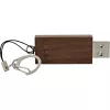 InLine USB 3.0 flashdrive, walnoot, met sleutelhanger, 128 GB