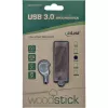 InLine USB 3.0 flashdrive, walnoot, met sleutelhanger, 128 GB