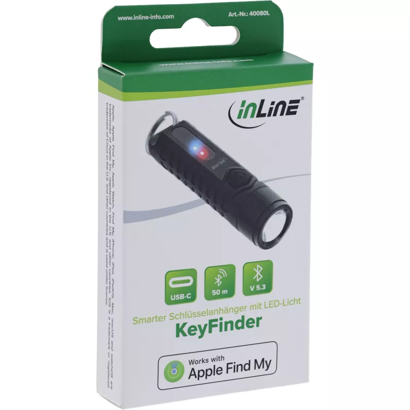 Finder InLine 40080L GPS-tracker universeel zwart batterijduur 6h