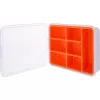 InLine onderdelenbox, 7 vakken, 180 x 140 x 40 mm, oranje