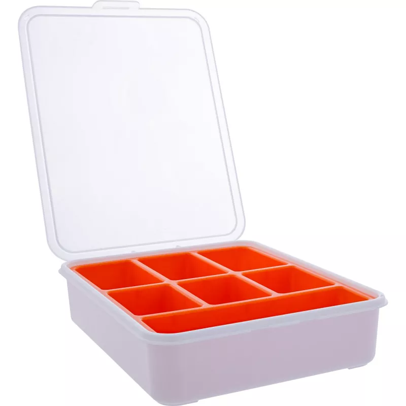 InLine onderdelenbox, 7 vakken, 180 x 140 x 40 mm, oranje
