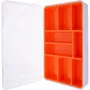 InLine onderdelenbox, 9 vakken, 290x185x45mm, oranje