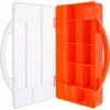 InLine onderdelenbox, 11 vakken, 271x186x40mm, oranje
