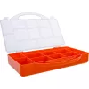 InLine onderdelenbox, 11 vakken, 271x186x40mm, oranje