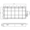 InLine onderdelenbox, 18 vakken, 207x110x27mm, transparant