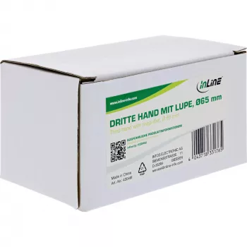 Houder met loep InLine 43046I universeel zwart chroom