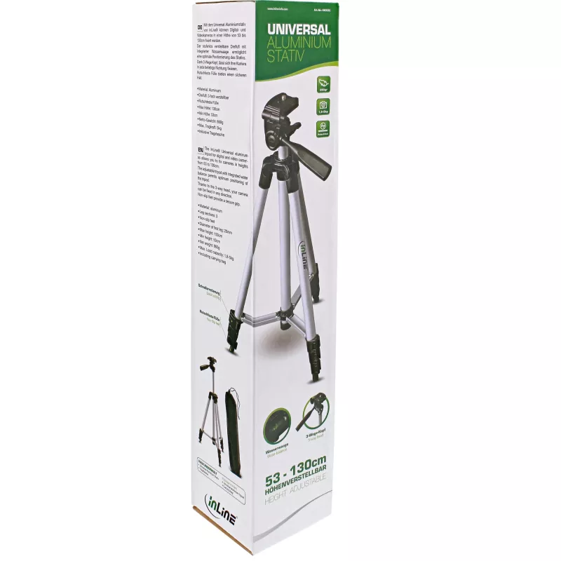 InLine Professional aluminium statief 3 poten tot 1,30 m