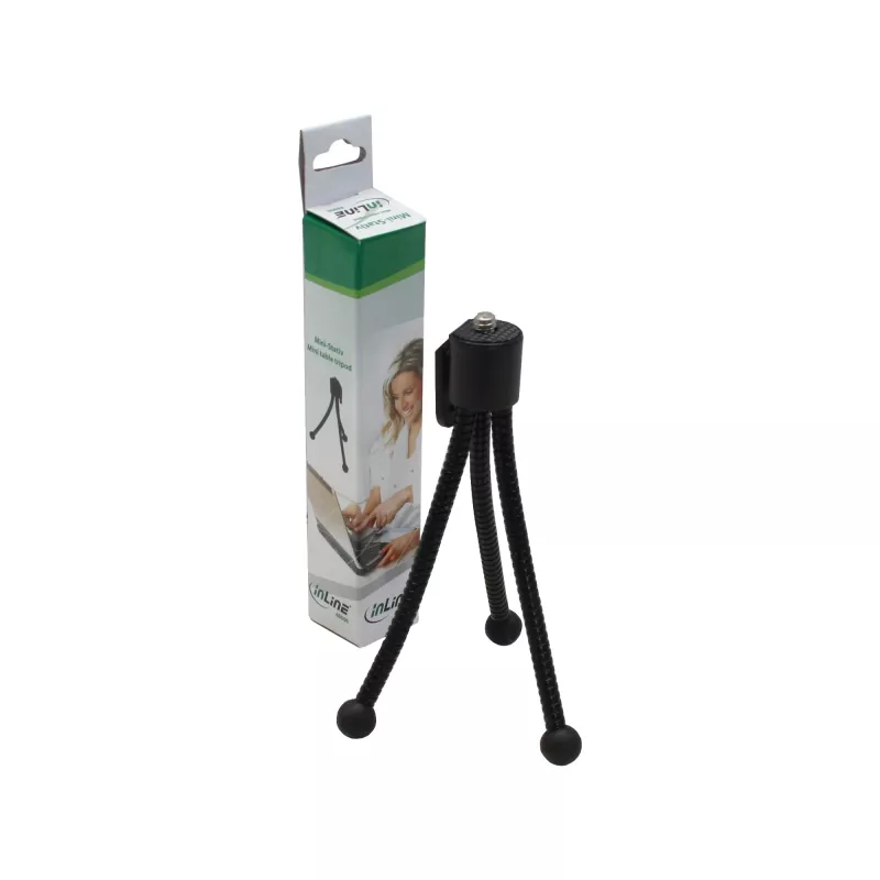 InLine mini-statief voor digitale camera's 12,5 cm