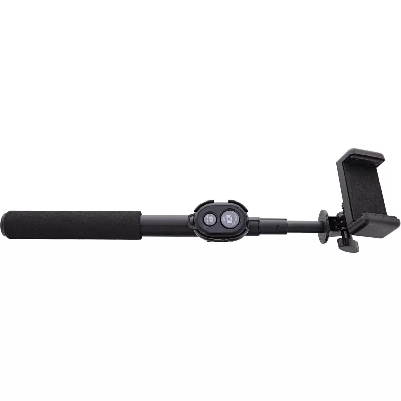 InLine selfiestick 4 poten met mini-statief aluminium zwart max. 0,75 m