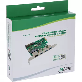 Netwerkkaart InLine 51125R Ethernet 1000 Mbit/s PCI Express