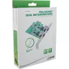 InLine 51126A Dual 2,5 Gigabit netwerkkaart, 2x RJ45, PCIe x1, incl. LP-beugel