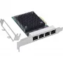 InLine quad Gigabit netwerkkaart, 4x RJ45 2,5 Gbit/s, PCIe x4, incl. LP-beugel