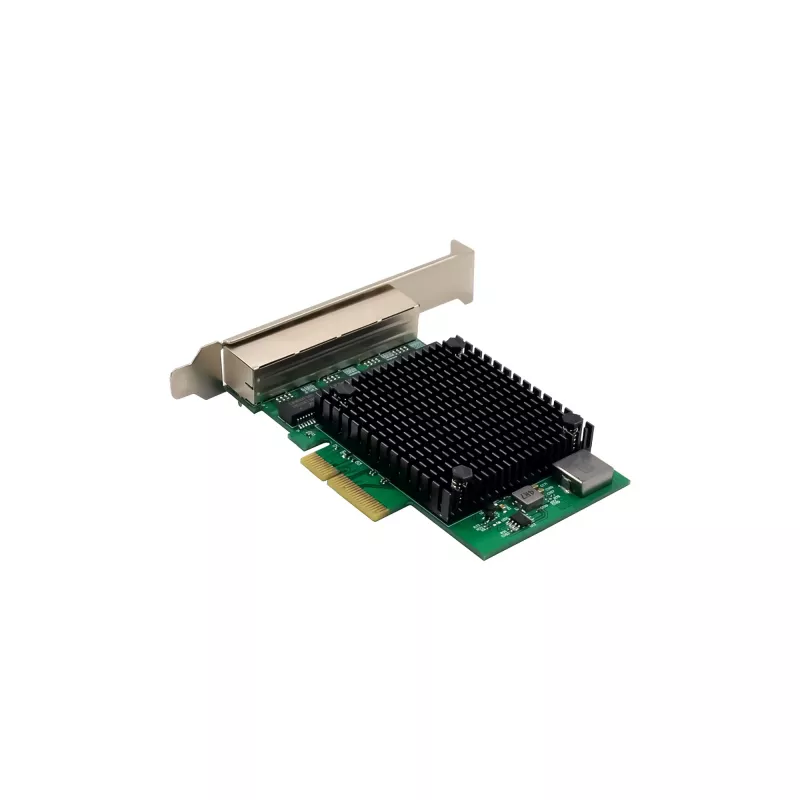 InLine quad Gigabit netwerkkaart, 4x RJ45 2,5 Gbit/s, PCIe x4, incl. LP-beugel
