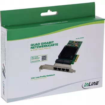 Interne Ethernet-netwerkkaart InLine 51127E 1000 Mbit/s PCI Express
