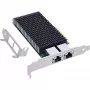 InLine dual 10-Gigabit netwerkkaart, 2x RJ45 10Gb/s, PCIe x8, incl. LP-beugel