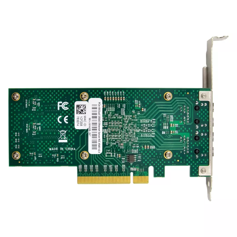 InLine dual 10-Gigabit netwerkkaart, 2x RJ45 10Gb/s, PCIe x8, incl. LP-beugel
