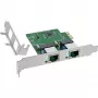 Netwerkkaart InLine 51128K dual Gigabit 2x RJ45 PCIe x1