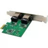 Netwerkkaart InLine 51128K dual Gigabit 2x RJ45 PCIe x1