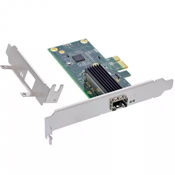InLine Gigabit-netwerkkaart, 1x SFP, PCIe x1, incl. low-profile-beugel
