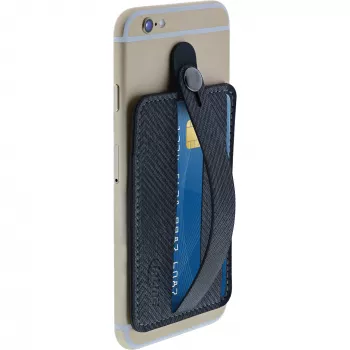 InLine smartphone creditcardetui, met handlus, zwart