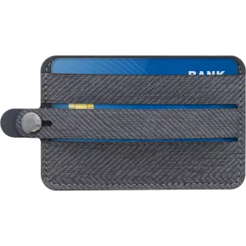 InLine smartphone creditcardetui, met handlus, zwart
