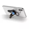 InLine smartphone 3-in-1 autohouder, standaard, fingerhouder, blauw