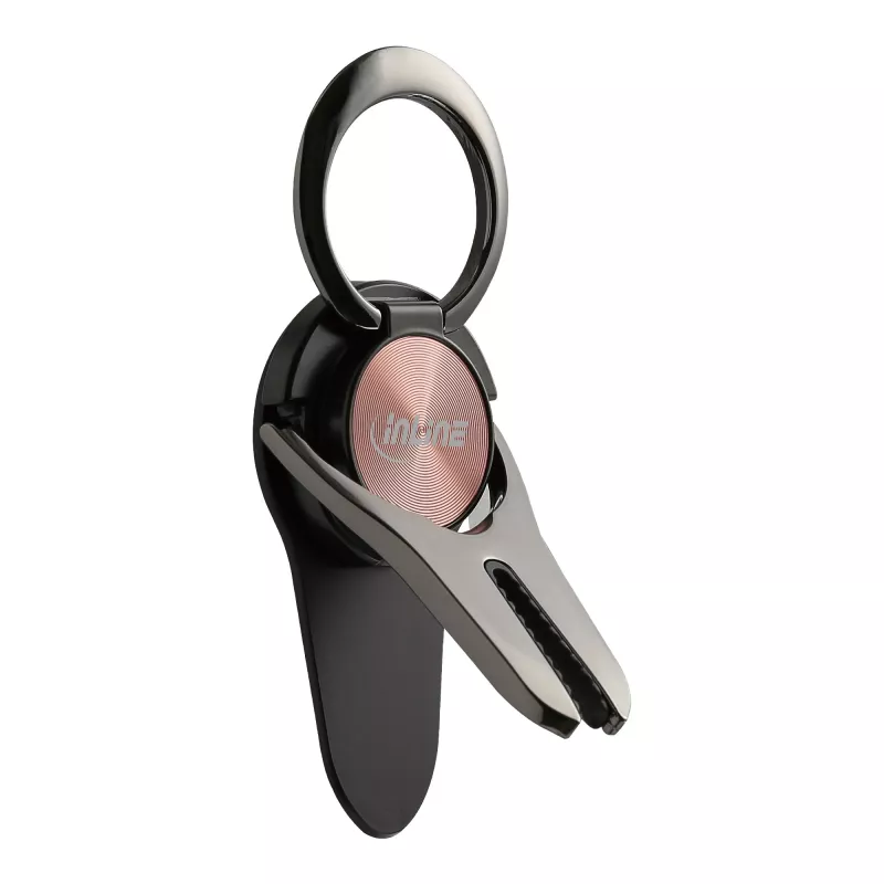 InLine smartphone 3-in-1 autohouder, standaard, fingerhouder, roségoud