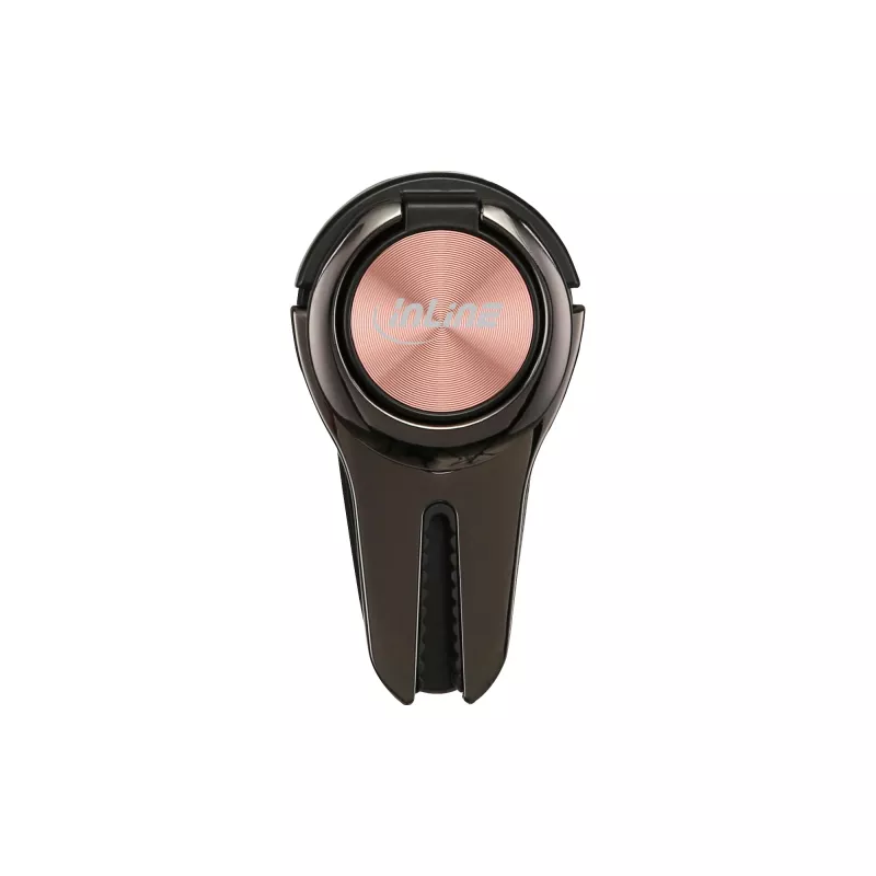 InLine smartphone 3-in-1 autohouder, standaard, fingerhouder, roségoud