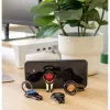 InLine smartphone 3-in-1 autohouder, standaard, fingerhouder, rood