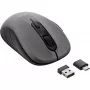 InLine muis 3-in-1, Bluetooth + 2x 2,4 GHz, 5 knoppen, optisch, grijs/zwart