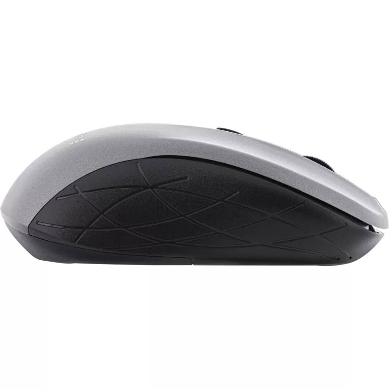 InLine muis 3-in-1, Bluetooth + 2x 2,4 GHz, 5 knoppen, optisch, grijs/zwart