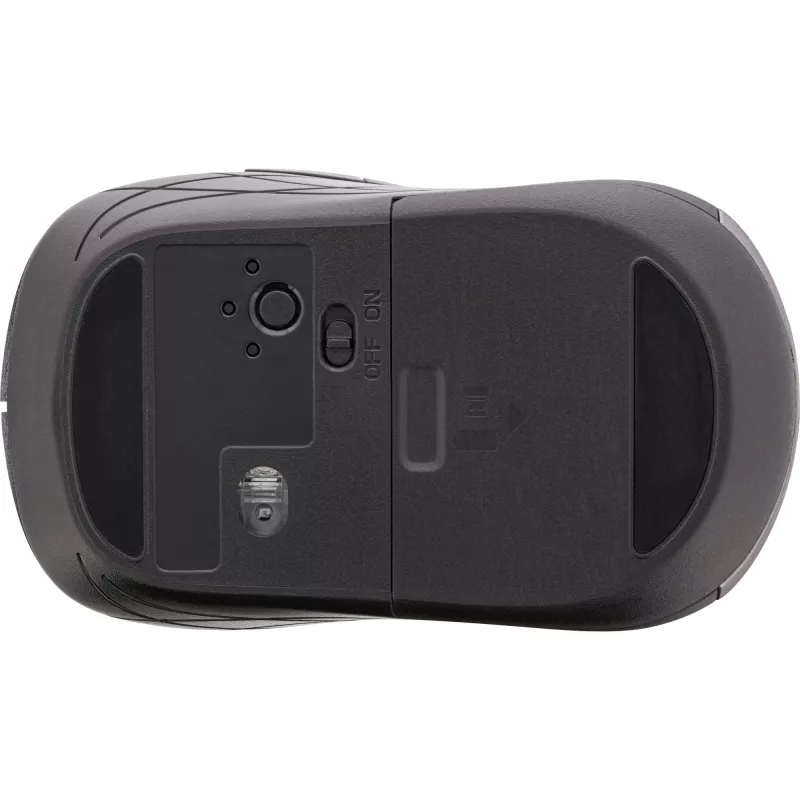 InLine muis 3-in-1, Bluetooth + 2x 2,4 GHz, 5 knoppen, optisch, grijs/zwart