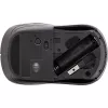 InLine muis 3-in-1, Bluetooth + 2x 2,4 GHz, 5 knoppen, optisch, grijs/zwart