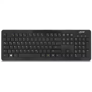 InLine Design Desktop-set, USB 2,4 GHz, max. 1600 dpi, zwart, DEUTSCH