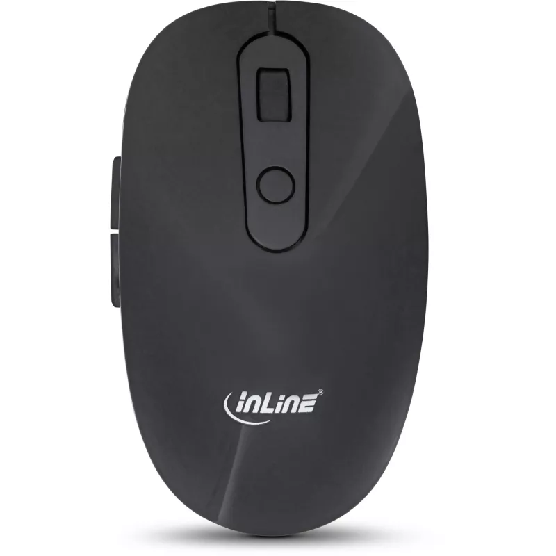 InLine Design Desktop-set, USB 2,4 GHz, max. 1600 dpi, zwart, DEUTSCH