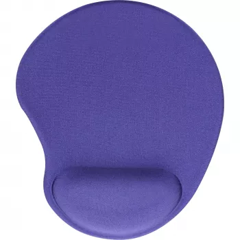InLine muispad, polssteun van gel, 230 x 205 x 20 mm, blauw