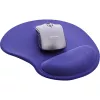 InLine muispad, polssteun van gel, 230 x 205 x 20 mm, blauw