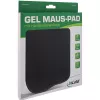 InLine muispad, gel-polssteun, 235x185x25mm, zwart
