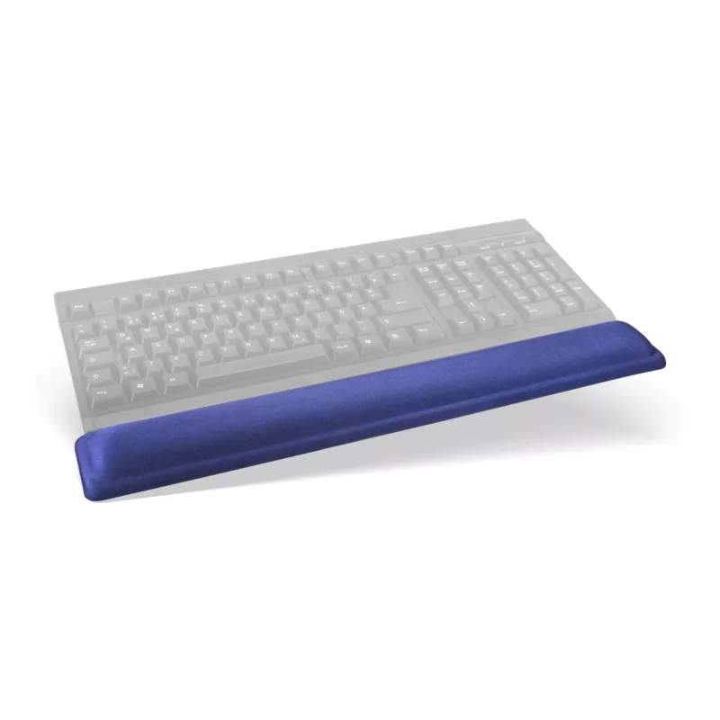 InLine Gel-polssteun voor toetsenbord, blauw, 464x60x23 mm