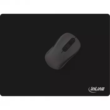 InLine muispad, soft gaming pad, 350x260x3mm, zwart