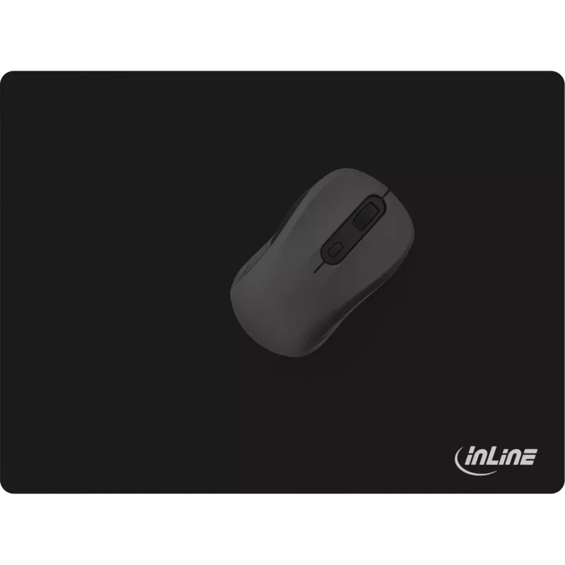 InLine muispad, soft gaming pad, 350x260x3mm, zwart
