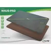 InLine muispad, draadloos laden, 370x225x7mm, zwart