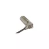 InLine notebook-beveiligingsslot met cijfercombinatie 4,4 mm x 2 m