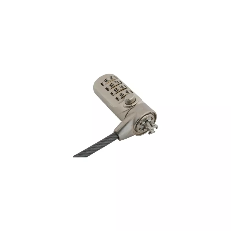 InLine notebook-beveiligingsslot met cijfercombinatie 4,4 mm x 2 m