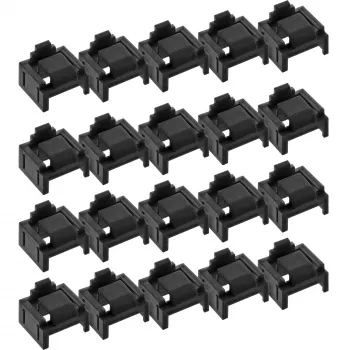 InLine RJ45-poortblokkeerder, navulset van 20 stuks, zwart