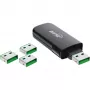 InLine USB-poortblokkeerder, 4-poorts blokkeerder